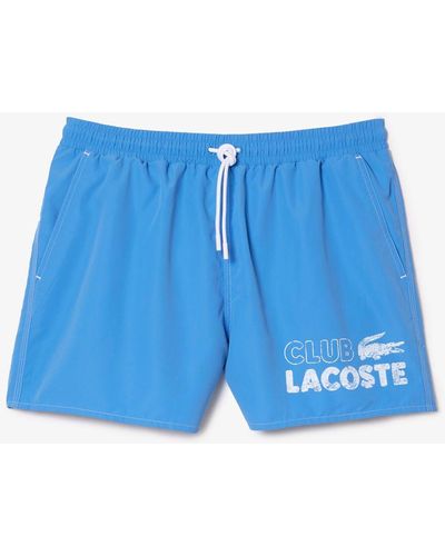 Lacoste Quick Dry Swimming Trunks - Blue