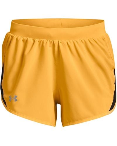 Under Armour Ua Fly-by 2.0 Shorts - Yellow
