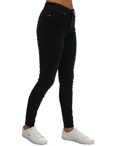 ONLY Wauw Mid Skinny Jeans - Black