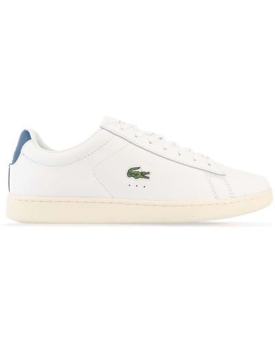 Lacoste Carnaby Evo Leather Accent Heel Trainers - Multicolour