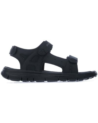 Skechers Flex Adavantage Upwell Sandal - Black