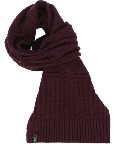 Ted Baker Varsf Knitted Scarf - Red