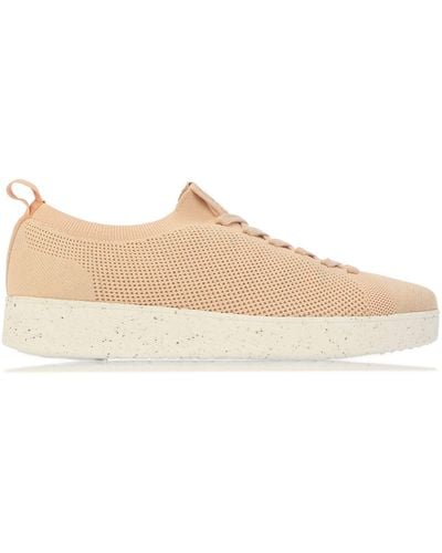 Fit Flop Rally E01 Multi-knit Trainers - Natural