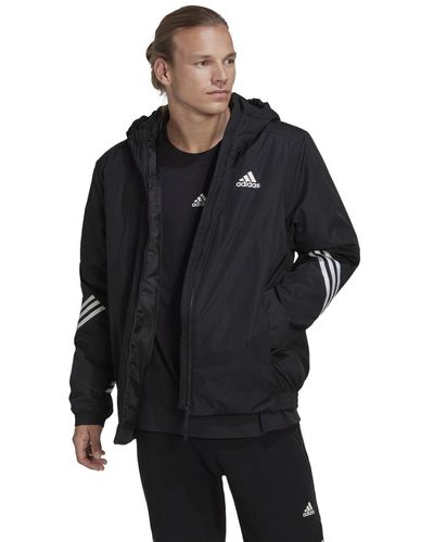 adidas Back To Sport Hooded Jacket - Black