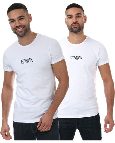 Armani 2 Pack T-shirt - White