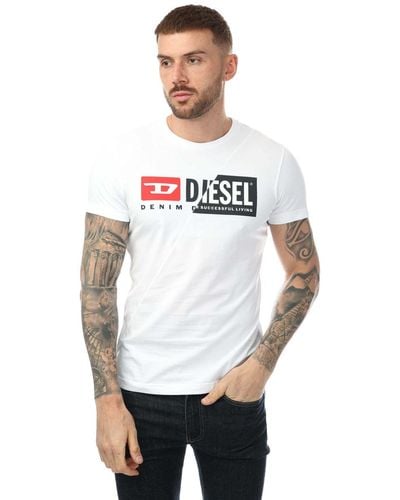 DIESEL T-diego Cuty Maglietta T-shirt - White