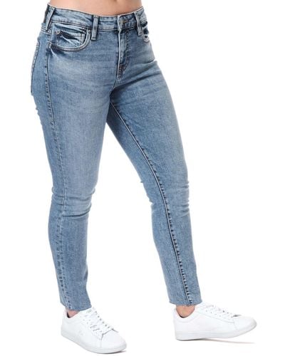 True Religion Collette Slim Straight Leg Jeans - Blue