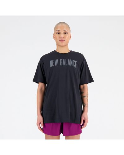 New Balance Relentless Oversized T-shirt - Blue