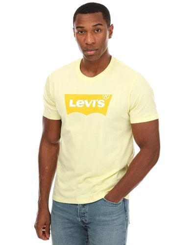 Levi's Graphic Crew Neck T-shirt - Yellow