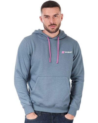 Berghaus Heritage Small Logo Hoody in Blue for Men Lyst UK