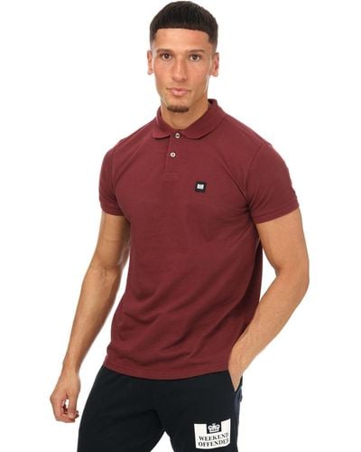 Weekend Offender Barnum Polo Shirt - Red