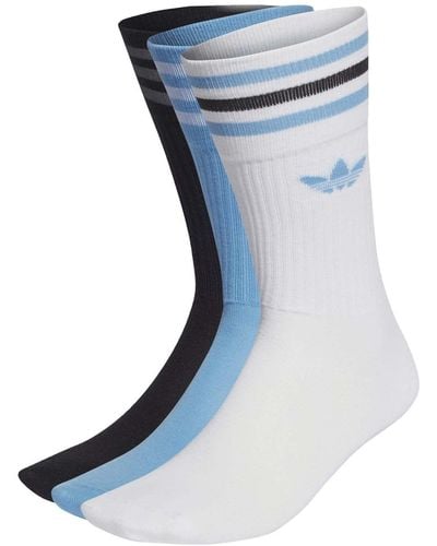 adidas Originals 3-pack Solid Crew Socks - Blue
