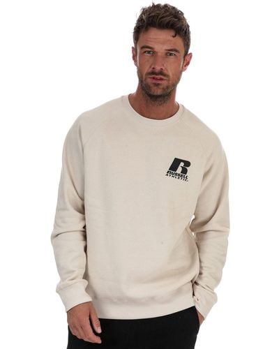 Russell Crew Neck Sweatshirt - Natural