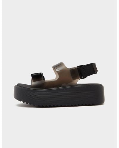 Melissa Brave Papete Platform Sandals - Black