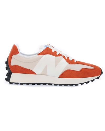New Balance 327 Trainers - Red