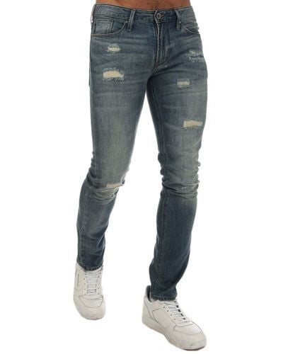 Armani J06 Slim Fit Jeans - Blue