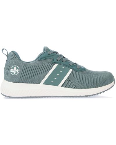 Rieker Lace Up Trainers - Green