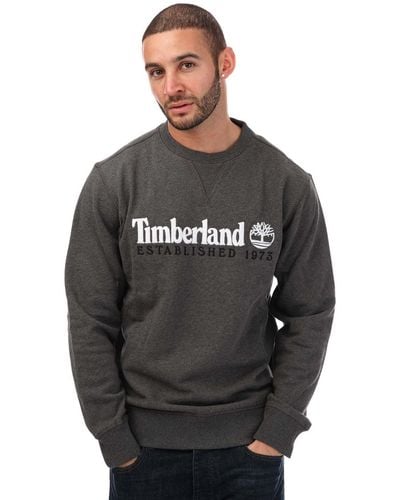 Timberland Embroidery Logo Crew Sweat - Grey