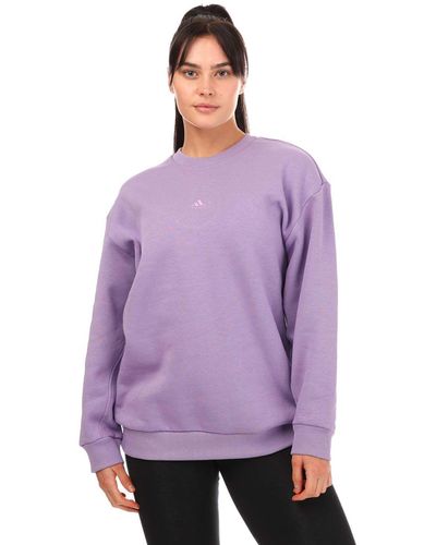 adidas All Szn Oversized Sweatshirt - Purple