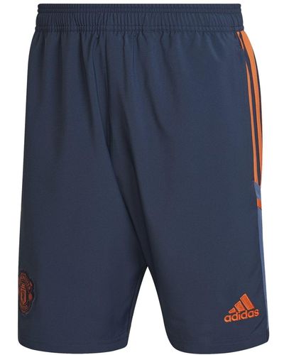 adidas Manchester United 2022/23 Down Time Shorts - Blue