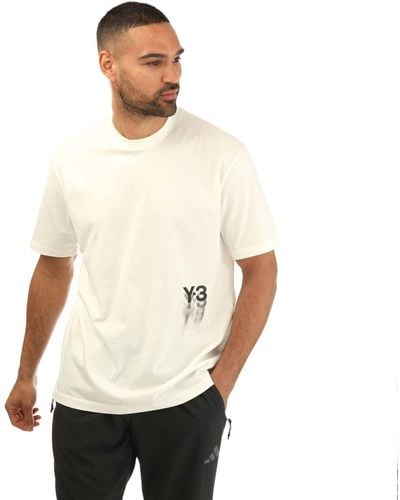 Y-3 Graphic Short Sleeve T-shirt - White