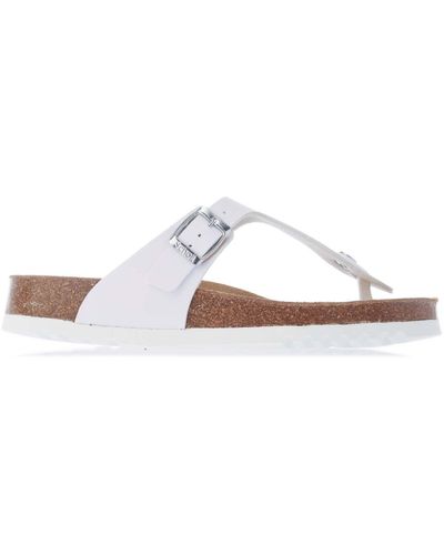 Scholl Nicole Bio Champion Sandals - White