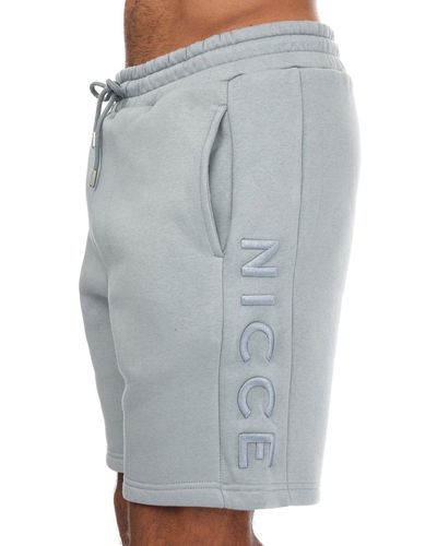 Nicce London Mercury Jog Shorts - Grey