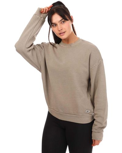 Reebok Natural Dye Crewneck Sweatshirt - Grey