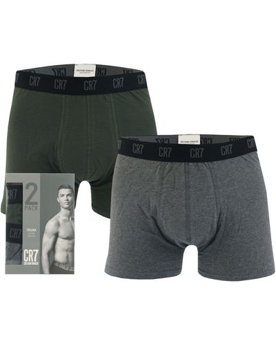 Cr7 2-pack Boxers - Green