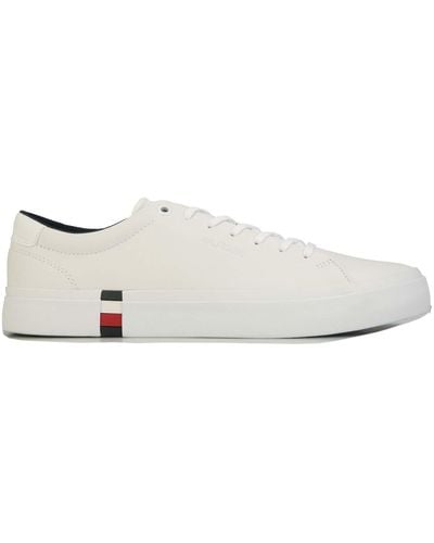Tommy Hilfiger Modern Vulc Leather Trainers - White