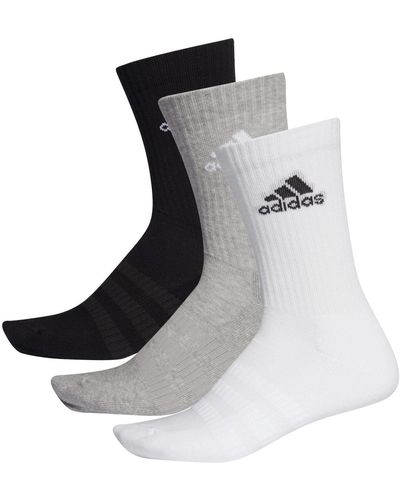 adidas 3-pack Cushioned Crew Socks - Black