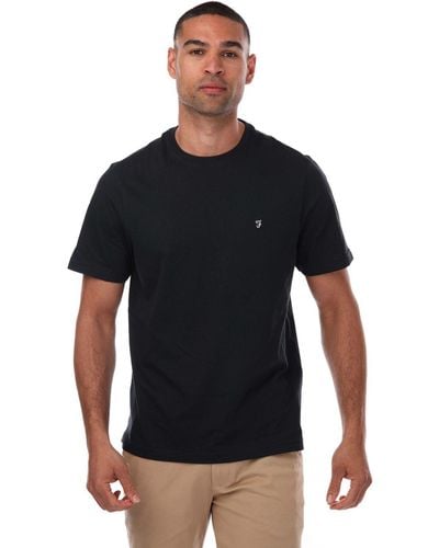 Farah Eddie Short Sleeve T-shirt - Black