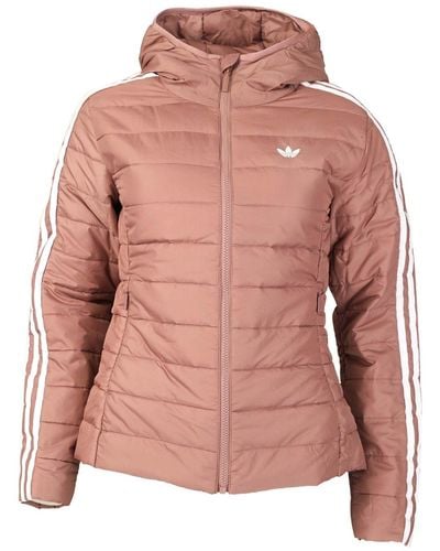 adidas Originals Hooded Premium Slim Jacket - Pink