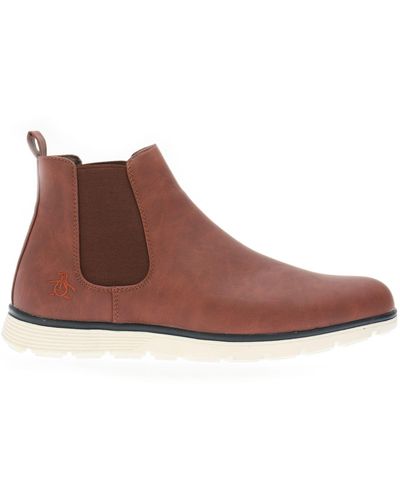 Original Penguin Nico Boots - Brown