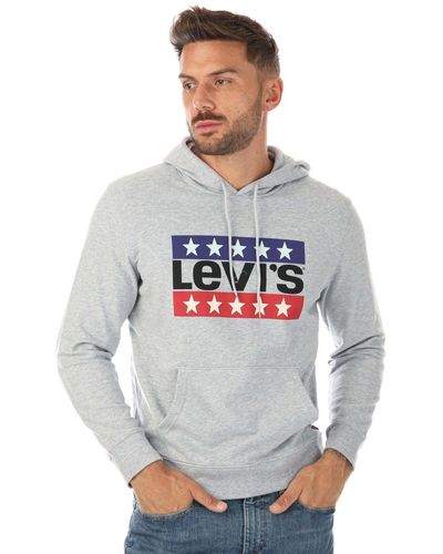 Levi's Lse T3 Graphic Hoody - Grey