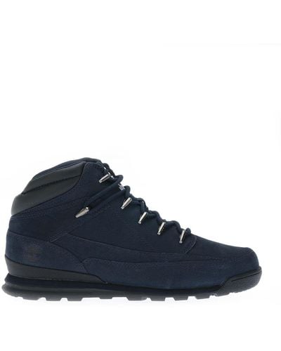 Timberland Euro Rock Mid Lace Boots - Blue