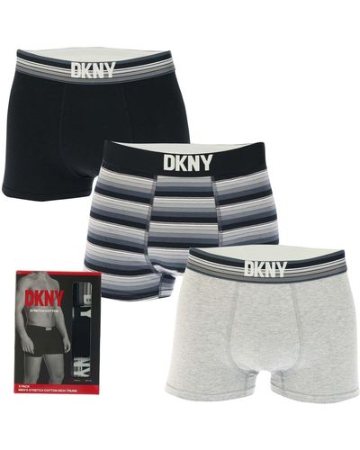 DKNY Dallas 3 Pack Boxer Shorts - Black