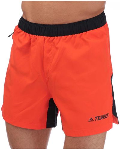 adidas Trail Shorts - Orange