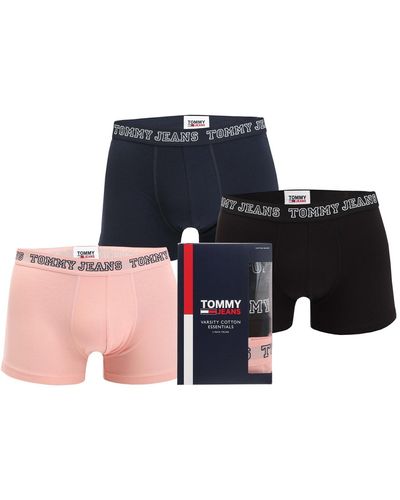 Tommy Hilfiger 3 Pack Cotton Boxer Shorts - Blue