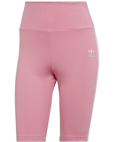 adidas Originals Adicolor Classics Primeblue High Waisted Shorts - Pink