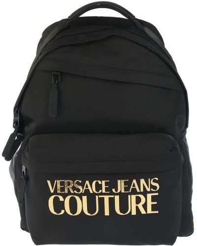 Versace Jeans Couture Iconic Logo Back Pack - Black