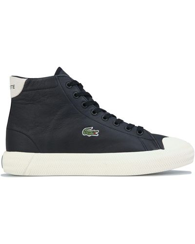 Lacoste Gripshot Leather And Suede Chukka Trainers - Black