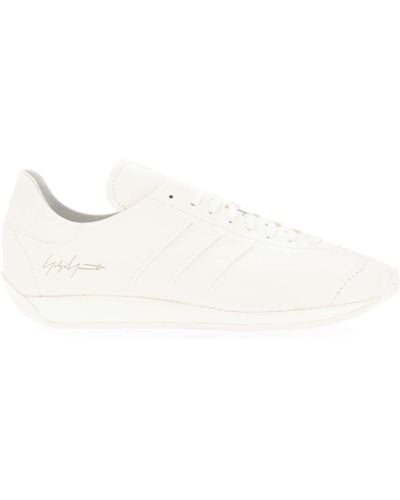 Y-3 Unisex Country Trainers - White