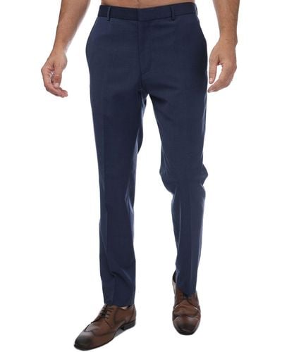 Ted Baker Formal Suit Trousers - Blue