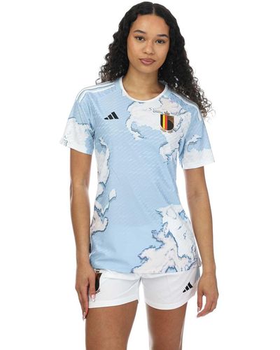 adidas Belgium 2022/23 Away Shirt - Blue
