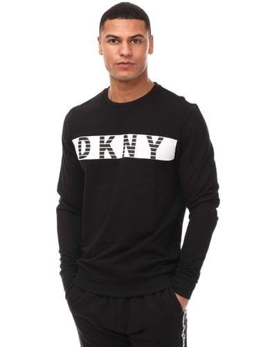 DKNY Redskin Long Sleeved Lounge Top - Black