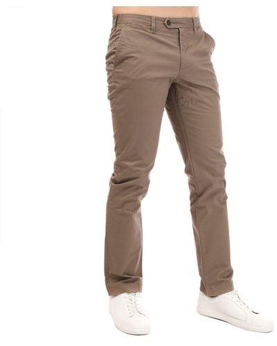 Ted Baker Clincre Plain Chinos - Brown