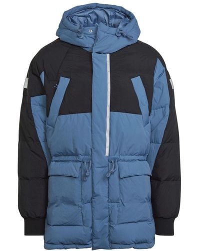 adidas Originals Adventure Down Regen Hooded Puffer Jacket - Blue