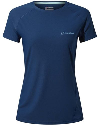 Berghaus 24/7 Short Sleeve Tech Baselayer T-shirt - Blue