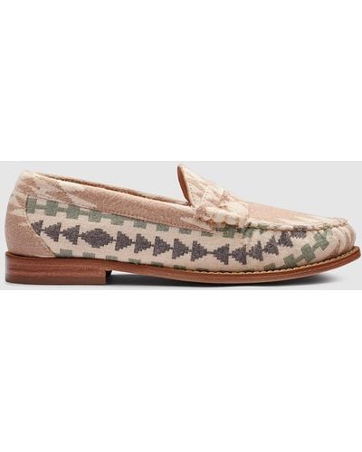 G.H. Bass & Co. Larson Flannel Weejuns Loafer Shoes - Multicolor